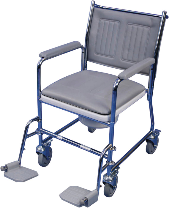 Linton Glideabout Wheeled Commode (Fixed Frame) from Mobility 2 You - Mobility 2 You.