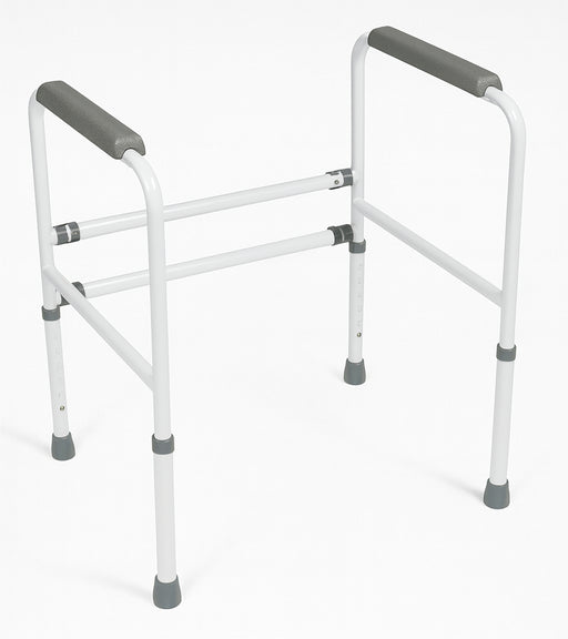 Ashford Height Adjustable Standing Toilet Frame White / Grey from Mobility 2 You - Mobility 2 You.
