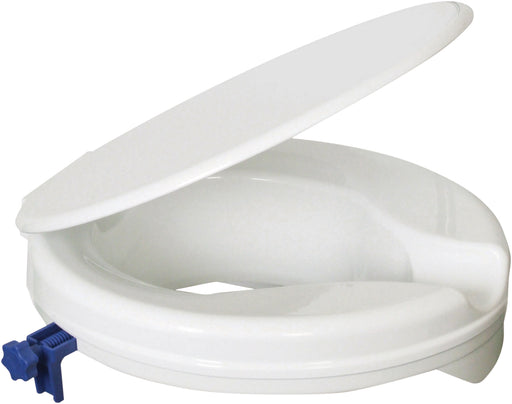 Senator Plastic Raised Toilet Seat With Lid 50mm / 2″ from Mobility 2 You - Mobility 2 You.