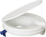 Senator Plastic Raised Toilet Seat With Lid 50mm / 2″ from Mobility 2 You - Mobility 2 You.