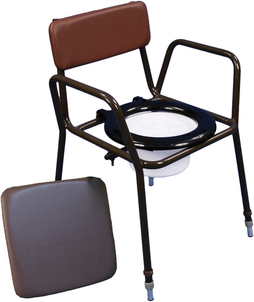 Norfolk Height Adjustable Chemical Commode Chair from Mobility 2 You - Mobility 2 You.