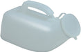 Male Urinal White With Anti Spill Lid from Mobility 2 You - Mobility 2 You.