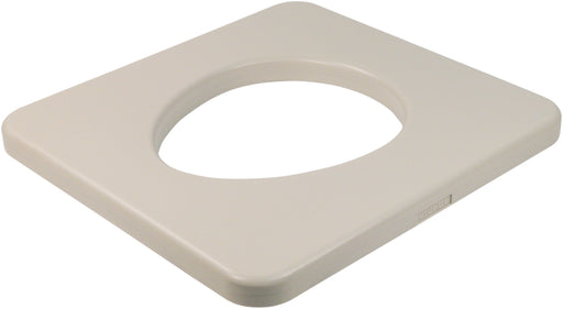 Replacement Plastic Seat For The Linton & Lenham Mobile Commode Grey from Mobility 2 You - Mobility 2 You.