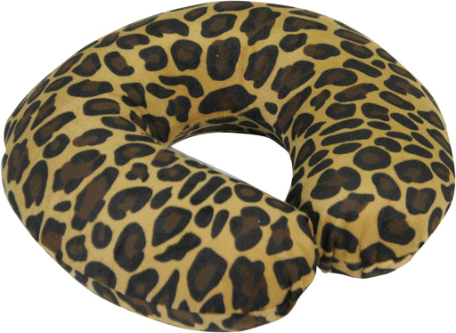 Spare Cover for Blue Memory Foam Neck Cushion Tan Leopard from Mobility 2 You - Mobility 2 You.