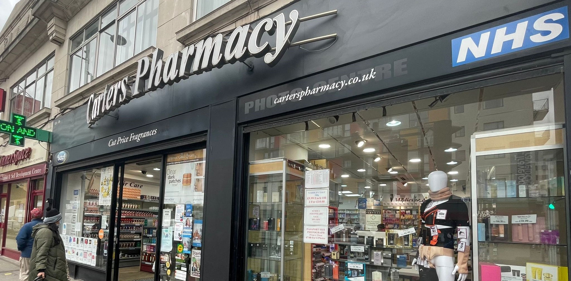 Carter's Pharmacy - Wembley High Road Mobility Aids & Disability Equipment Shop. Sports Supports specialist ranges for gym, fitness, arthritis and injury recovery.