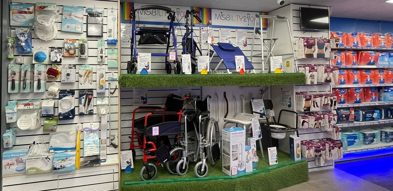 Kings Pharmacy & Mobility Wheelchair, Walkers and Disability Aids Display