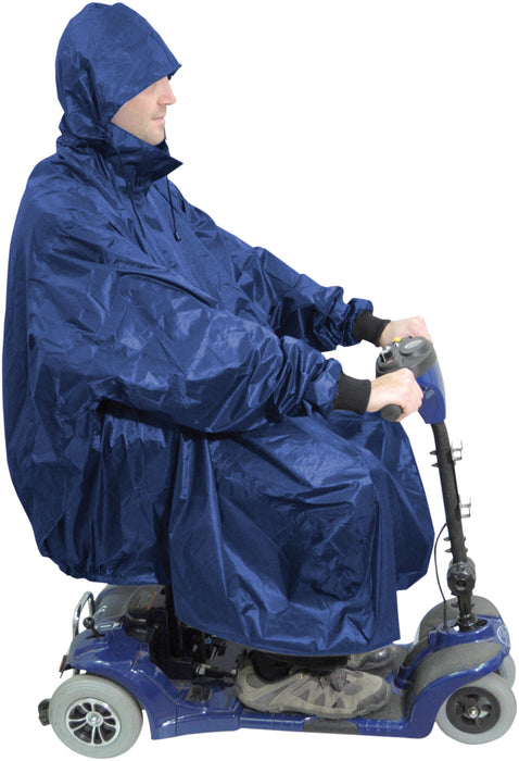 Deluxe Scooter Poncho Navy from Mobility 2 You - Mobility 2 You.