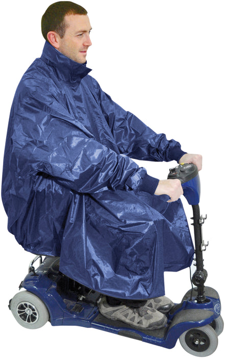 Deluxe Scooter Poncho Navy from Mobility 2 You - Mobility 2 You.
