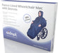Fleece Lined Wheelchair Mac with Sleeves Blue from Mobility 2 You - Mobility 2 You.