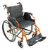 Deluxe Lightweight Self Propelled Aluminium Orange Wheelchair from Mobility 2 You - Mobility 2 You.