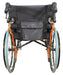 Deluxe Lightweight Self Propelled Aluminium Orange Wheelchair from Mobility 2 You - Mobility 2 You.