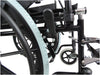 Self Propelled Steel Transit Black Chair from Mobility 2 You - Mobility 2 You.
