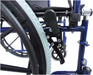 Self Propelled Steel Blue Transit Chair from Mobility 2 You - Mobility 2 You.