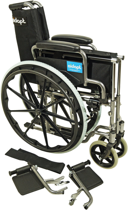 Self Propelled Steel Transit Chair -Hammered from Mobility 2 You - Mobility 2 You.