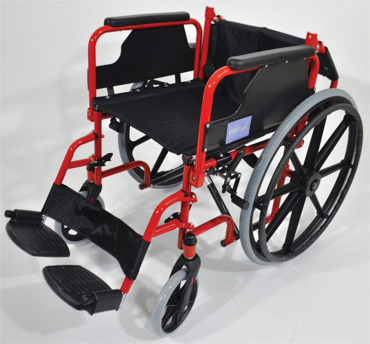 Deluxe Self Propelled Steel Wheelchair from Mobility 2 You - Mobility 2 You.