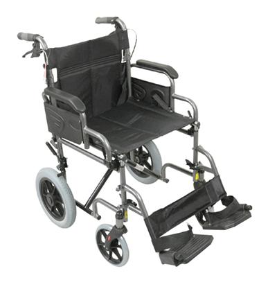 Deluxe Attendant Propelled Steel Wheelchair from Mobility 2 You - Mobility 2 You.