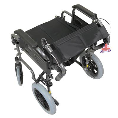 Deluxe Attendant Propelled Steel Wheelchair from Mobility 2 You - Mobility 2 You.