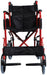 Compact Transport Aluminium Red Wheelchair from Mobility 2 You - Mobility 2 You.