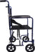 Steel Compact Transport Blue Wheelchair from Mobility 2 You - Mobility 2 You.