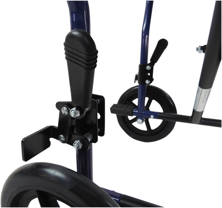 Steel Compact Transport Blue Wheelchair from Mobility 2 You - Mobility 2 You.