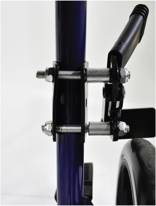 Steel Compact Transport Blue Wheelchair from Mobility 2 You - Mobility 2 You.