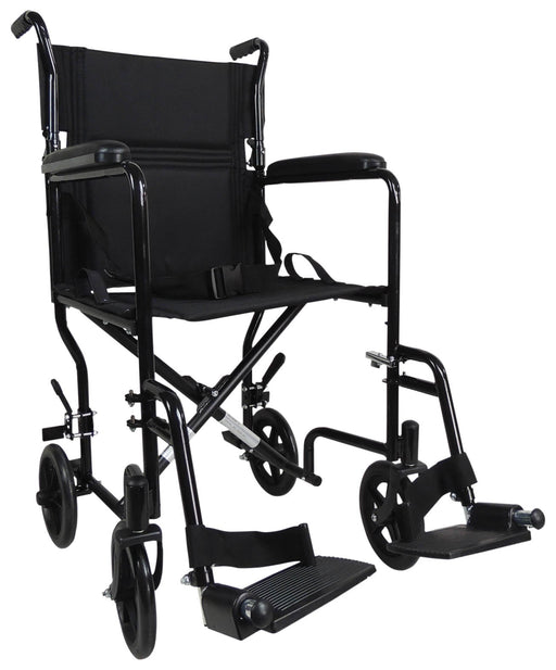 Aluminium Compact Transport Hammered Wheelchair from Mobility 2 You - Mobility 2 You.