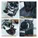 Aluminium Compact Transport Black Wheelchair from Mobility 2 You - Mobility 2 You.