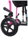 Aluminium Compact Transport Pink Wheelchair from Mobility 2 You - Mobility 2 You.