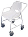 Hythe Mobile Shower Chair with Castors – 2 Brakes and Height Adj from Mobility 2 You - Mobility 2 You.