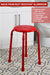 Multi-Purpose Adjustable Stool Red from Mobility 2 You - Mobility 2 You.