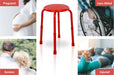 Multi-Purpose Adjustable Stool Red from Mobility 2 You - Mobility 2 You.
