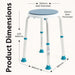 Bath Stool with Rotating Seat from Mobility 2 You - Mobility 2 You.