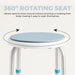 Bath Stool with Rotating Seat from Mobility 2 You - Mobility 2 You.