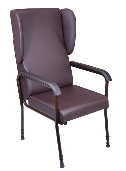 Chelsfield Height Adjustable Chair Brown from Mobility 2 You - Mobility 2 You.