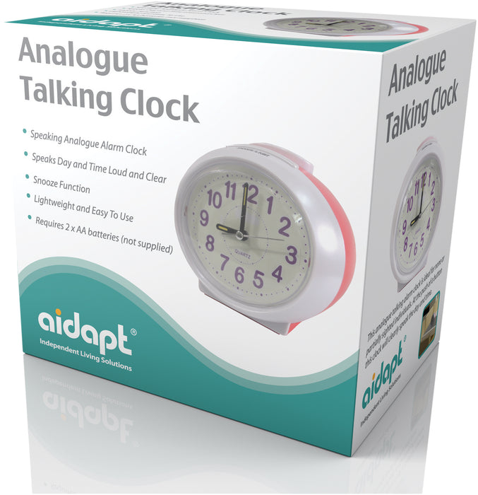 Analogue Talking Clock from Mobility 2 You - Mobility 2 You.