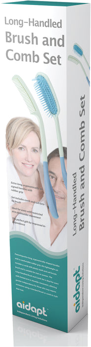 Long-Handled Brush and Comb Set from Mobility 2 You - Mobility 2 You.