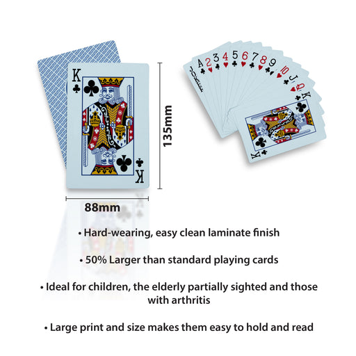 Jumbo Playing Cards from Mobility 2 You - Mobility 2 You.