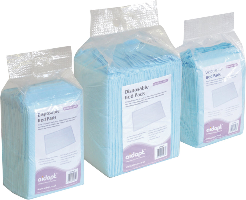 Disposable Bed Pads (1000ml Absorbtion) from Mobility 2 You - Mobility 2 You.