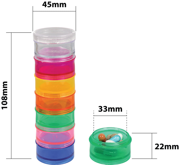 Stackable Pill Dispensing Tower from Mobility 2 You - Mobility 2 You.