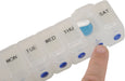 Deluxe Weekday Pill Dispenser with Push Button Release from Mobility 2 You - Mobility 2 You.