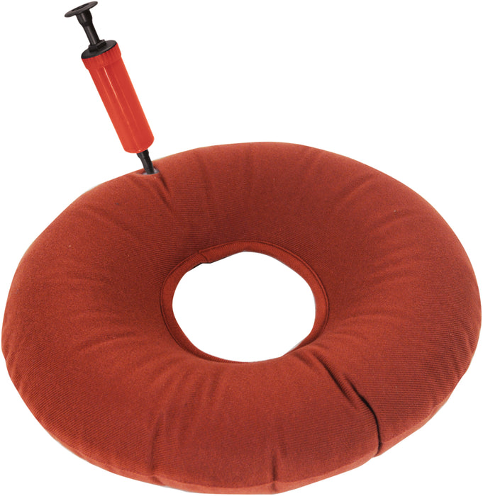 Inflatable Pressure Relief Ring Cushion Maroon from Mobility 2 You - Mobility 2 You.