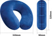 Memory Foam Neck Cushion Blue from Mobility 2 You - Mobility 2 You.