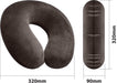 Memory Foam Neck Cushion Brown from Mobility 2 You - Mobility 2 You.