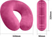 Memory Foam Neck Cushion Hot Pink from Mobility 2 You - Mobility 2 You.