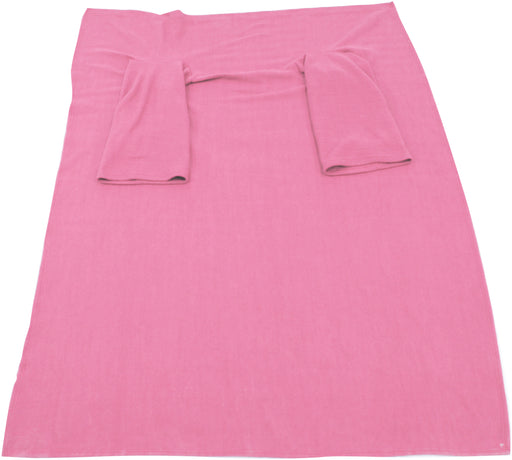 Sleeved Fleece Blanket Pink from Mobility 2 You - Mobility 2 You.