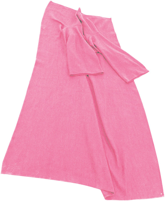 Sleeved Fleece Blanket Pink from Mobility 2 You - Mobility 2 You.