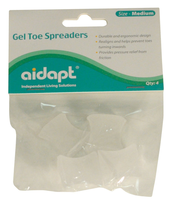 Gel Toe Spreaders Pack of 4 Medium from Mobility 2 You - Mobility 2 You.