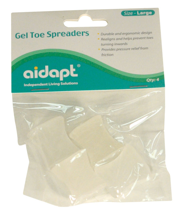 Gel Toe Spreaders Pack of 4 Large from Mobility 2 You - Mobility 2 You.