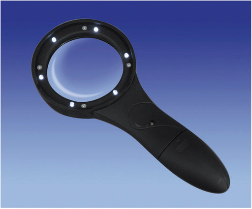 Deluxe Comfort Grip Magnifier with 6 LED Lights from Mobility 2 You - Mobility 2 You.
