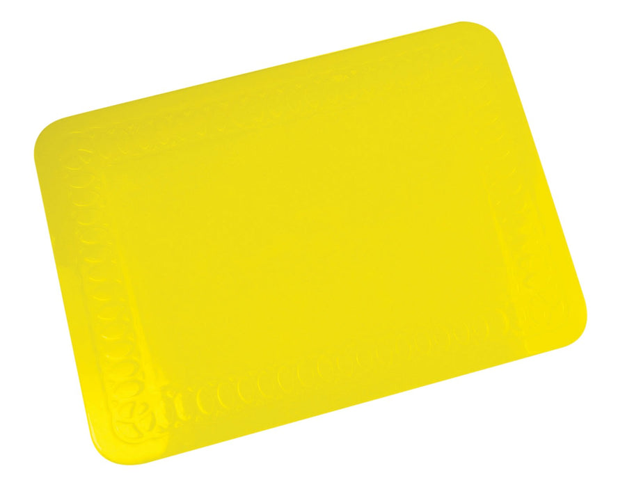 Tenura Silicone Rubber Yellow Anti Slip Rectangular Mat 25.5×18.5 cm from Mobility 2 You - Mobility 2 You.